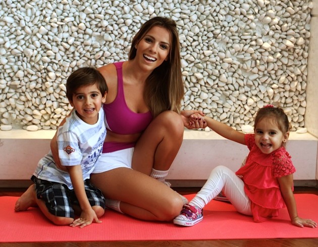 Paola Machado, exemplo de mãe feliz e saudável