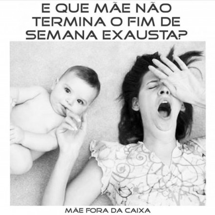 Mães no fim do domingo!