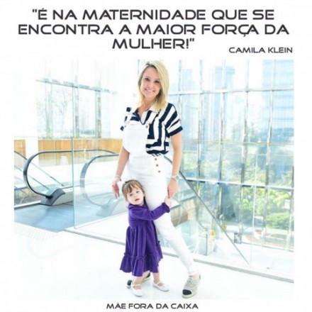 Camila Klein fala de maternidade
